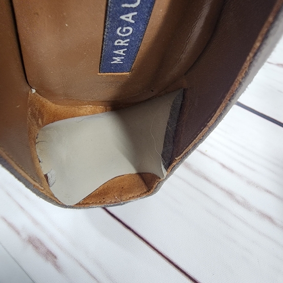 Margaux The Heel Suede Steel Gray Pumps Block Heels 7.5 - Picture 9 of 9